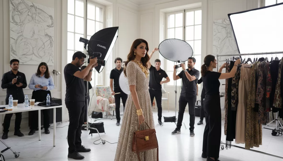 Masoom Minawala fashion content creation and luxury brand collaborations