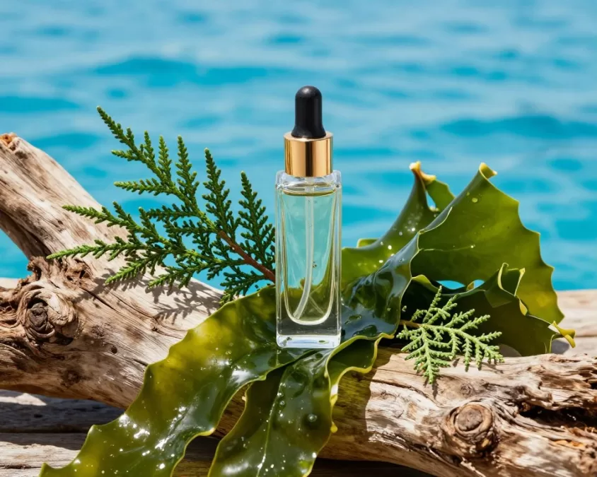 Mediterranean seaweed and aromatic herbs composition
