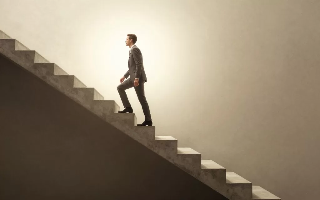Personal development concepts illustrated with growth mindset imagery