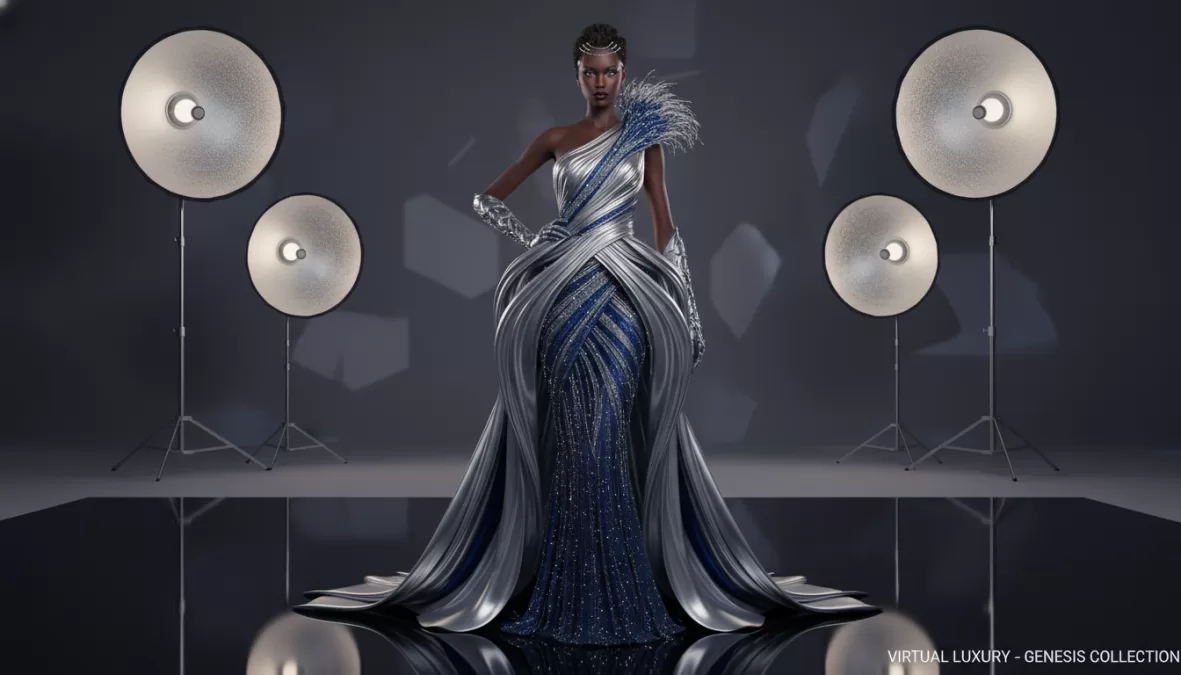Shudu fashion campaign photorealistic rendering