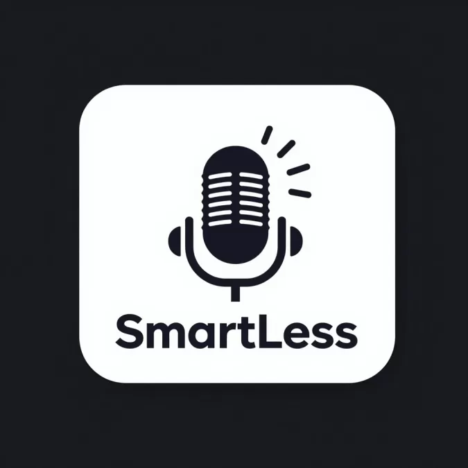 SmartLess podcast logo and branding