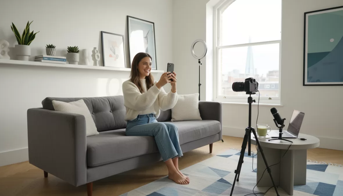 UK influencer content creation