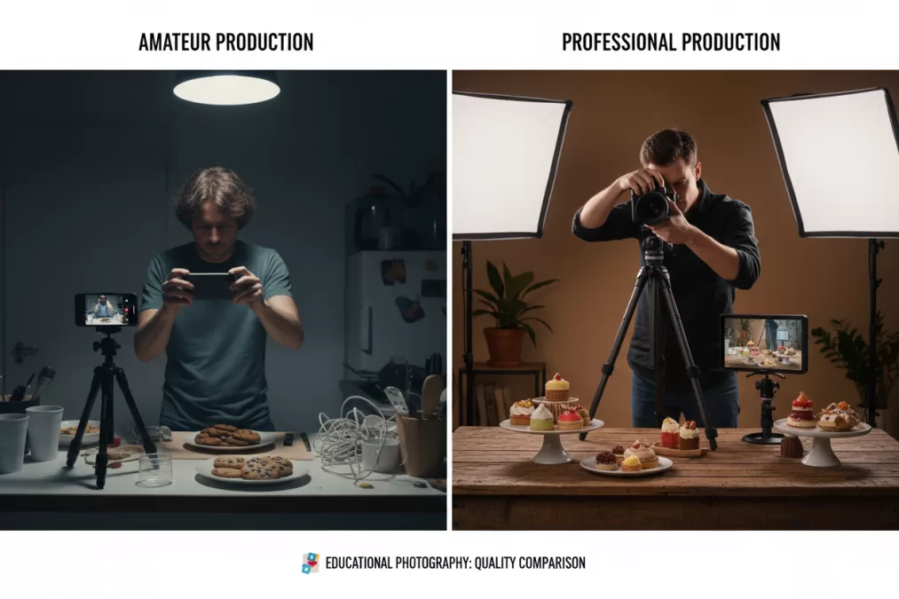 content production quality comparison