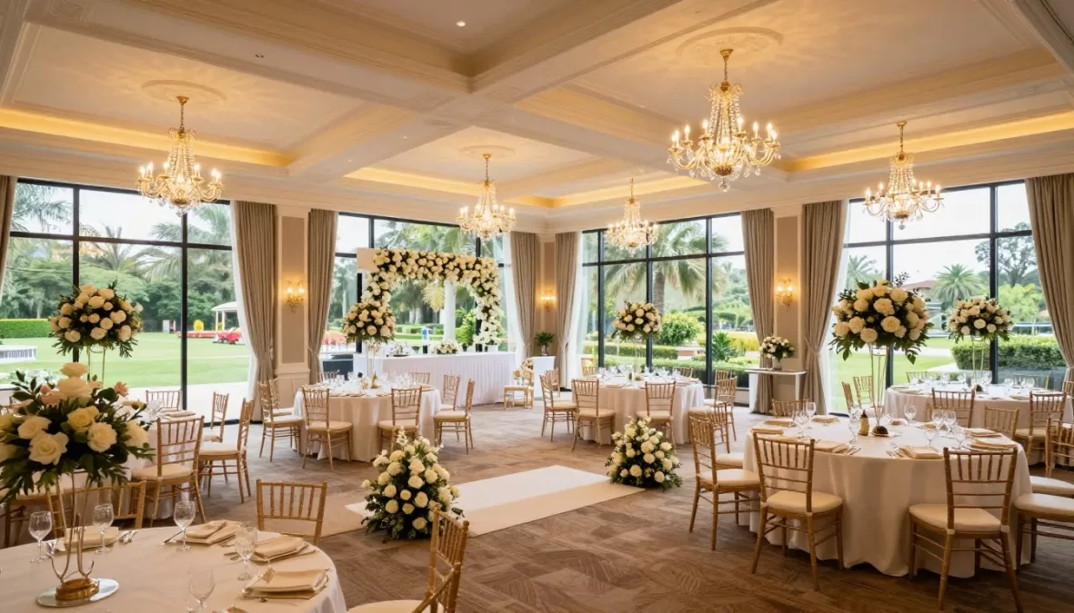 elegant indoor wedding venue backup option for destination wedding