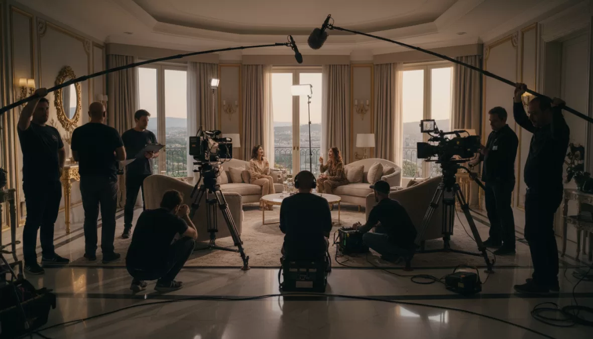 reality TV filming setup