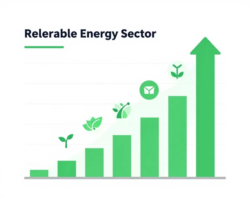 renewable energy investment growth chart sustainability