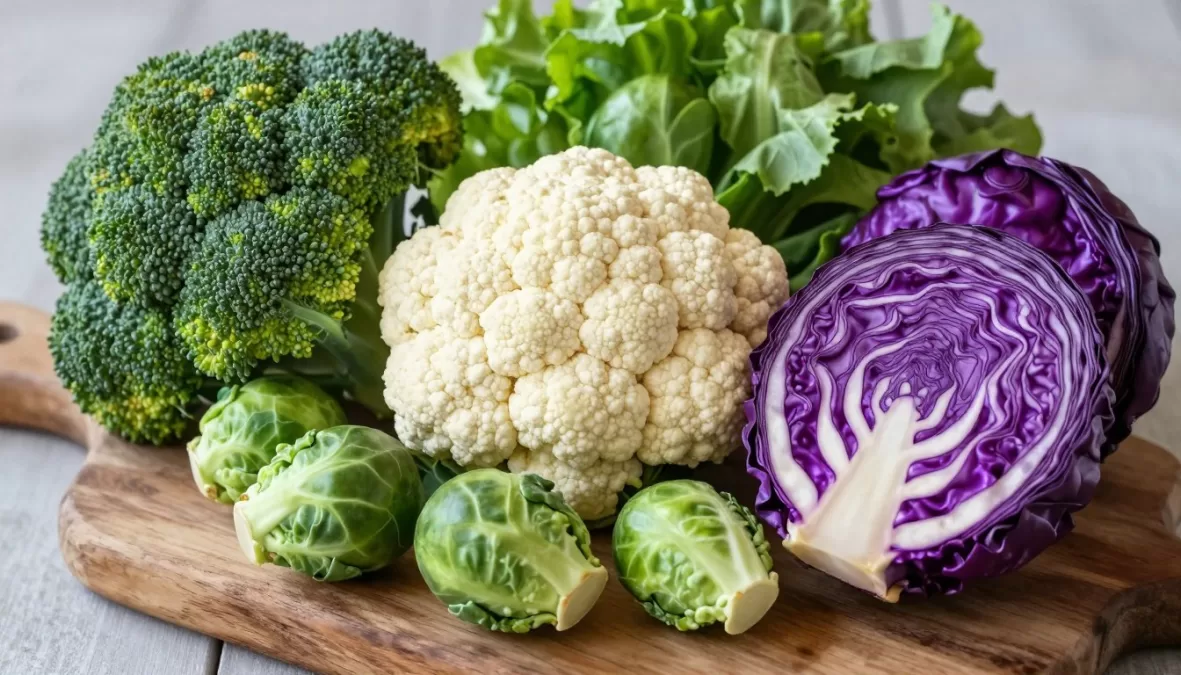 variety of cruciferous vegetables for weight loss diet