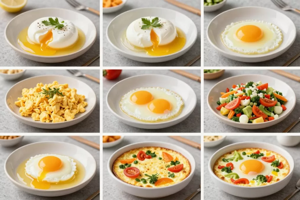 various healthy egg preparation methods for weight loss diet