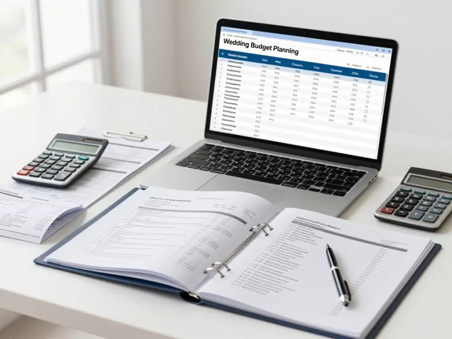wedding budget spreadsheet and financial planning for destination wedding