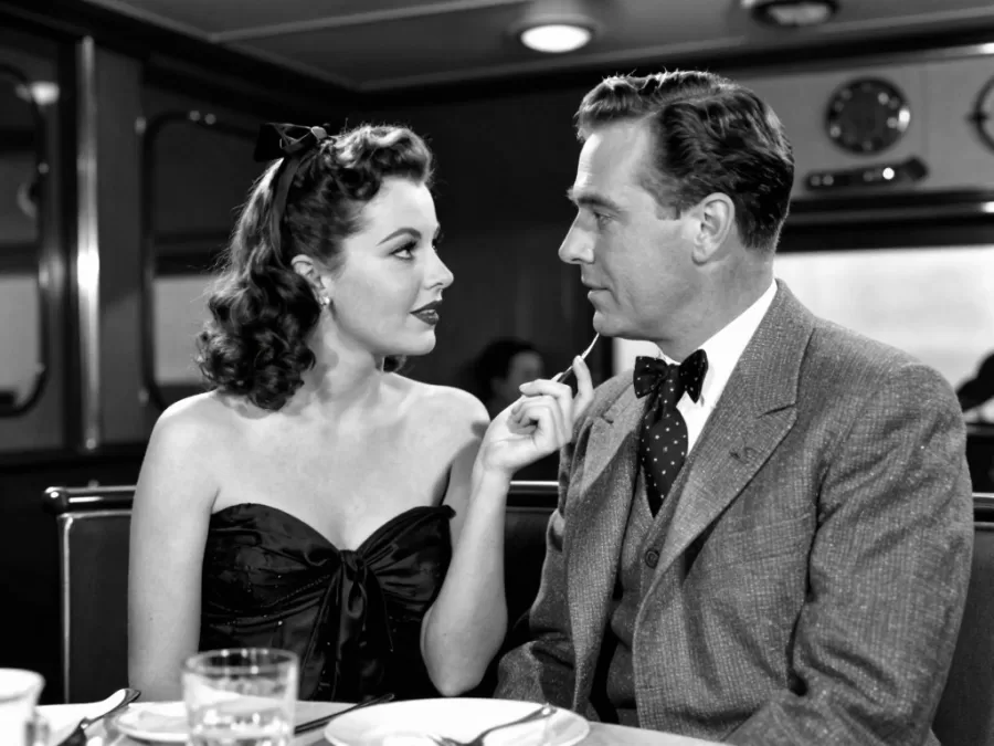 1940s screwball comedy with sophisticated con artist and naive millionaire