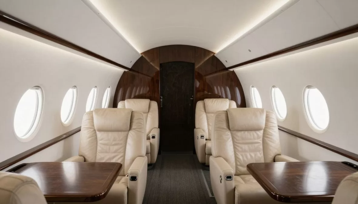 Airbus ACJ330neo elegant cabin interior