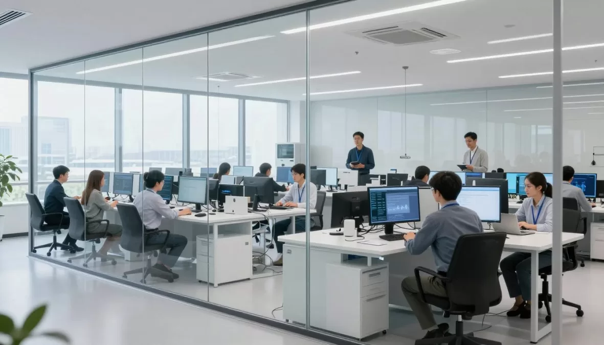 Anthropic AI research facility focusing on safe artificial intelligence systems