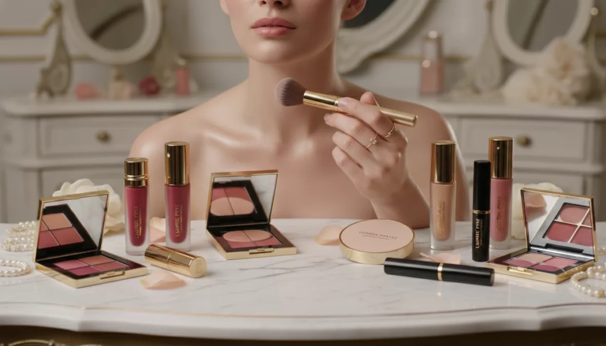 Beauty industry and cosmetics brand content