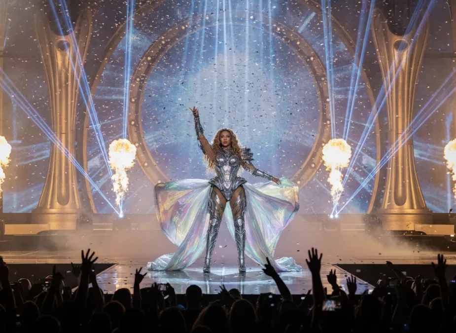 Beyoncé performing during Renaissance World Tour