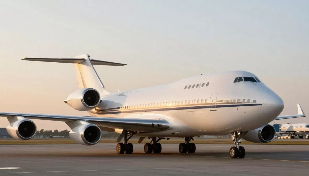 Boeing 747-400 custom private jet exterior