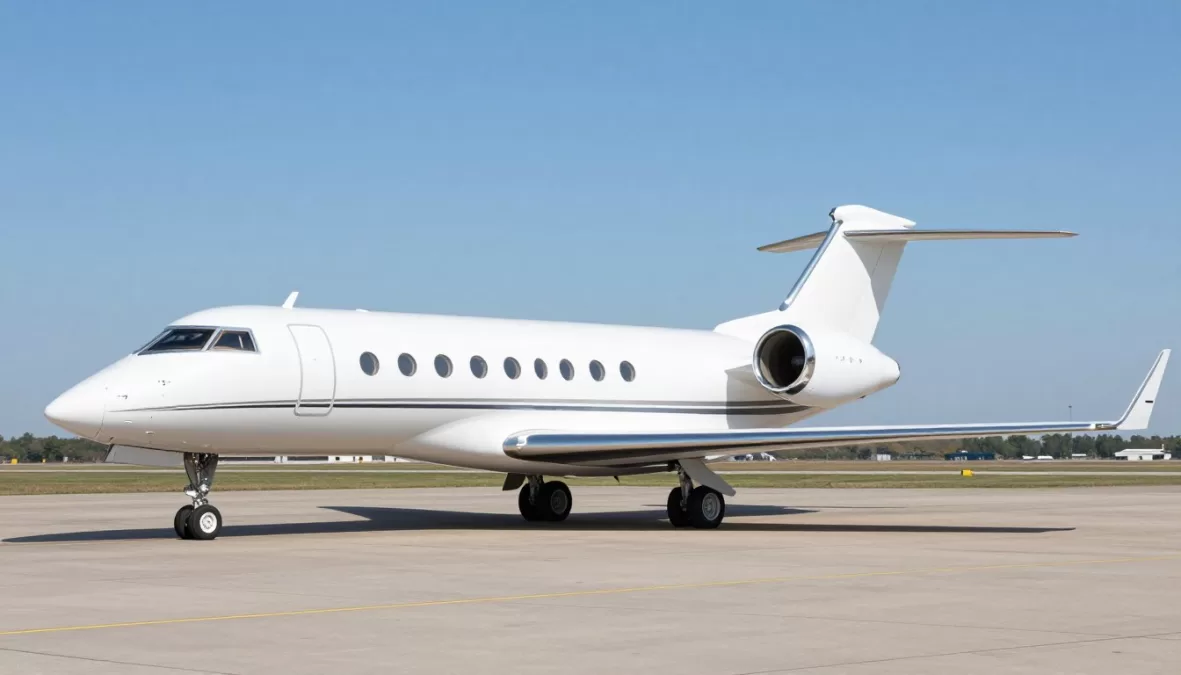 Bombardier Global 7500 private jet exterior design