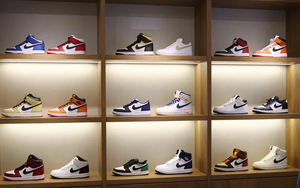 Collection of honorable mention expensive sneakers including various rare models