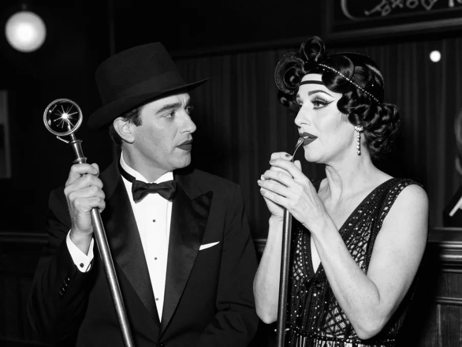 Cross-dressing musicians hiding in 1920s all-female band