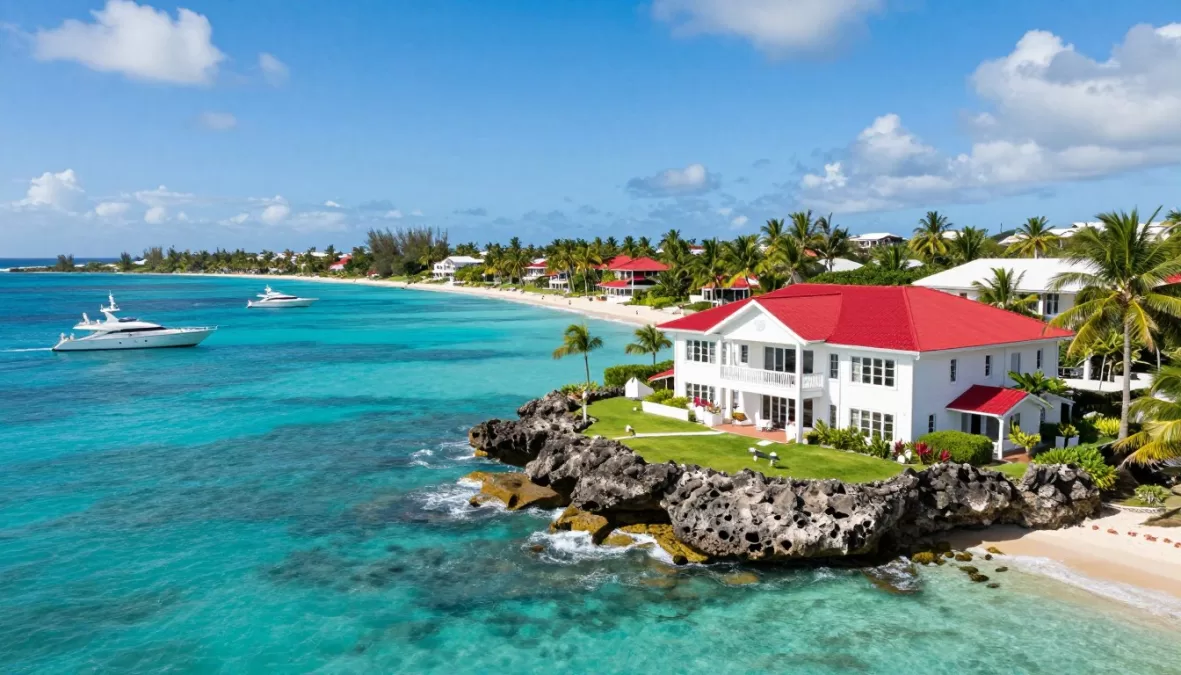 Eden Rock St Barths perched on rocky promontory with turquoise Caribbean waters