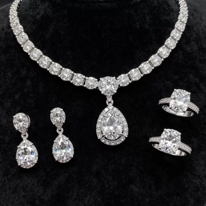 Expensive diamond jewelry owned by wealthy young person