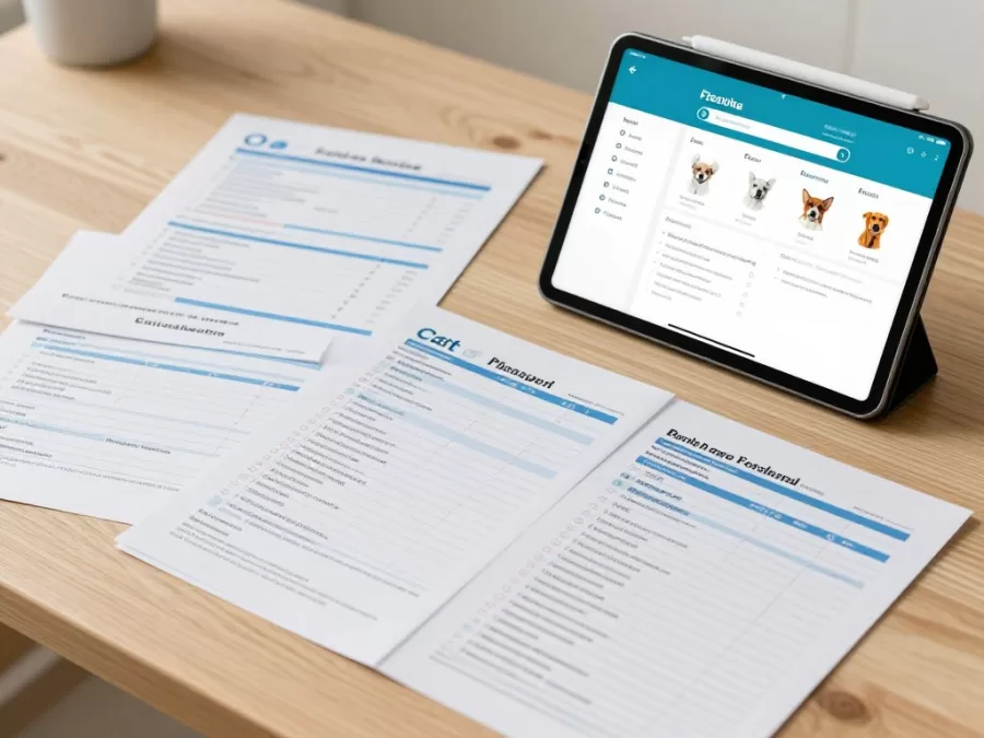 Expensive pet breeds health monitoring and care documentation