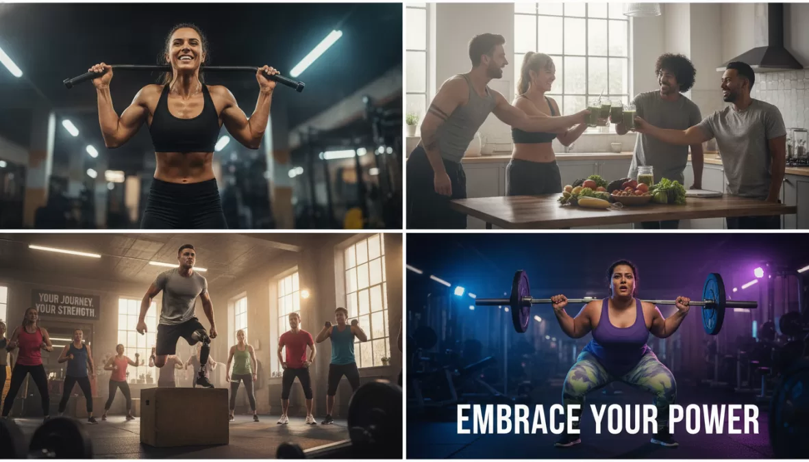 Fitness journey and wellness content