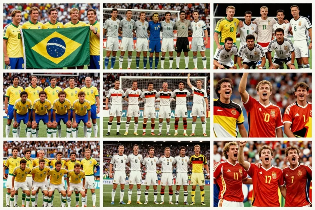 Historical montage of teams ranked number one in FIFA history Historical montage of teams ranked number one in FIFA history
