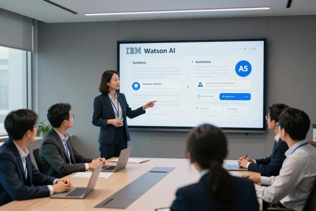 IBM Watson AI serving enterprise clients in various industries