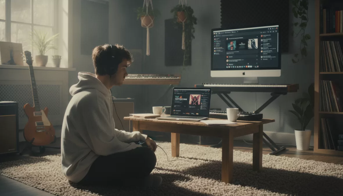 Independent musician using technology for direct-to-fan distribution