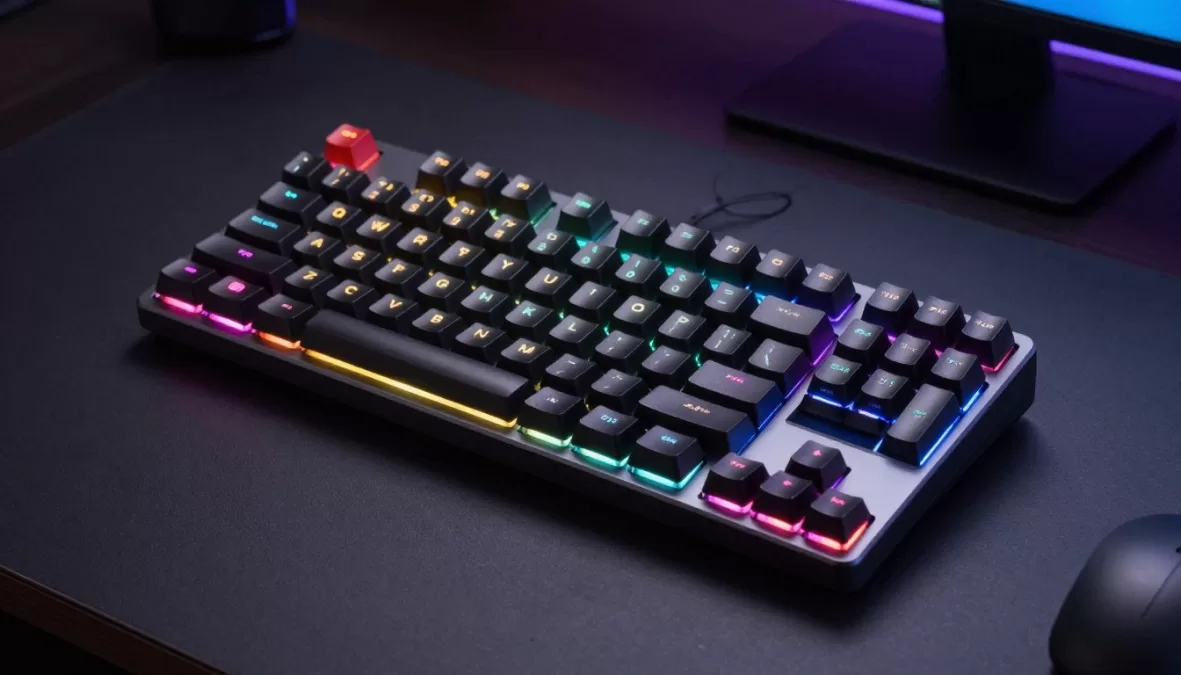 Keychron Q1 Max wireless mechanical keyboard with RGB lighting