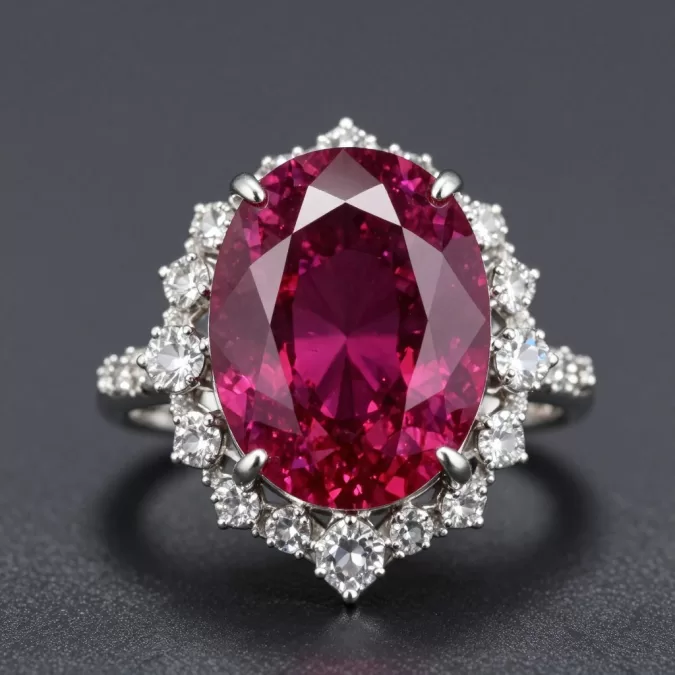 Large precious gemstone jewelry