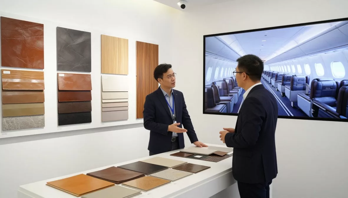 Luxury private jet interior design consultation