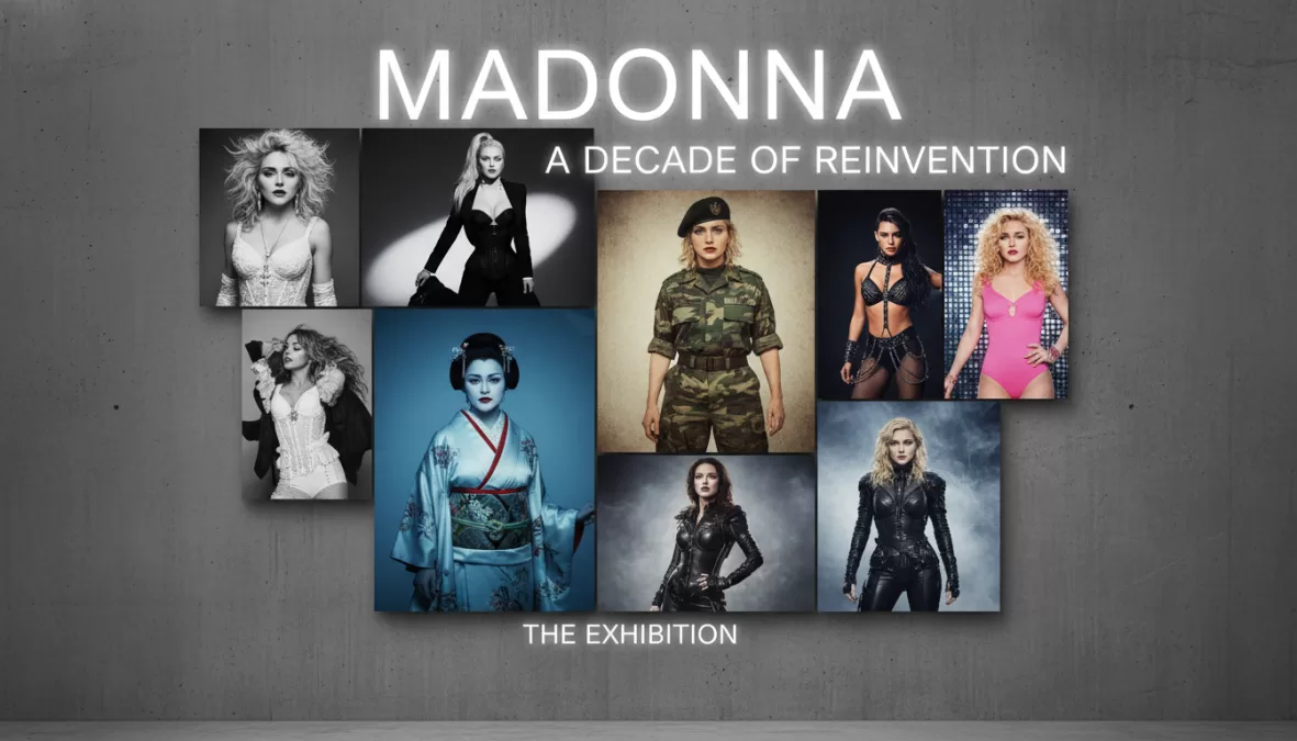 Madonna career timeline showing evolution across decades