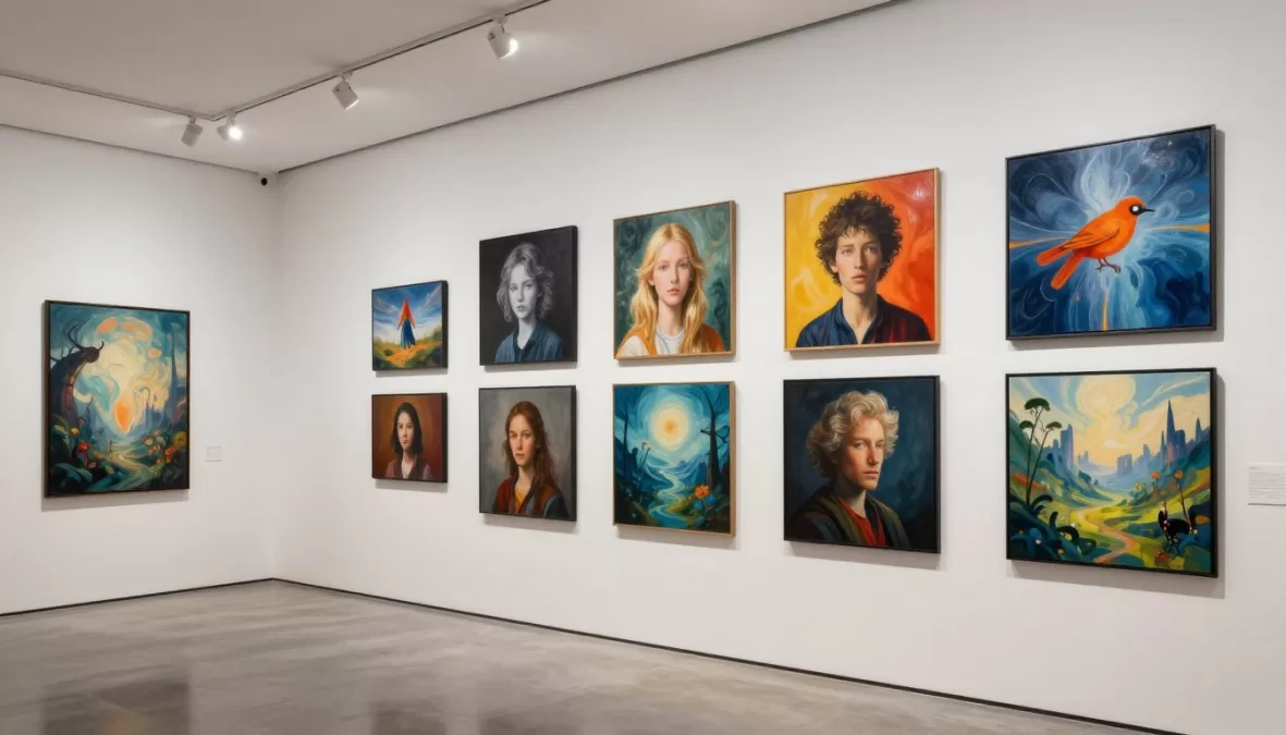 Midjourney AI-generated artistic creations and creative technology platform