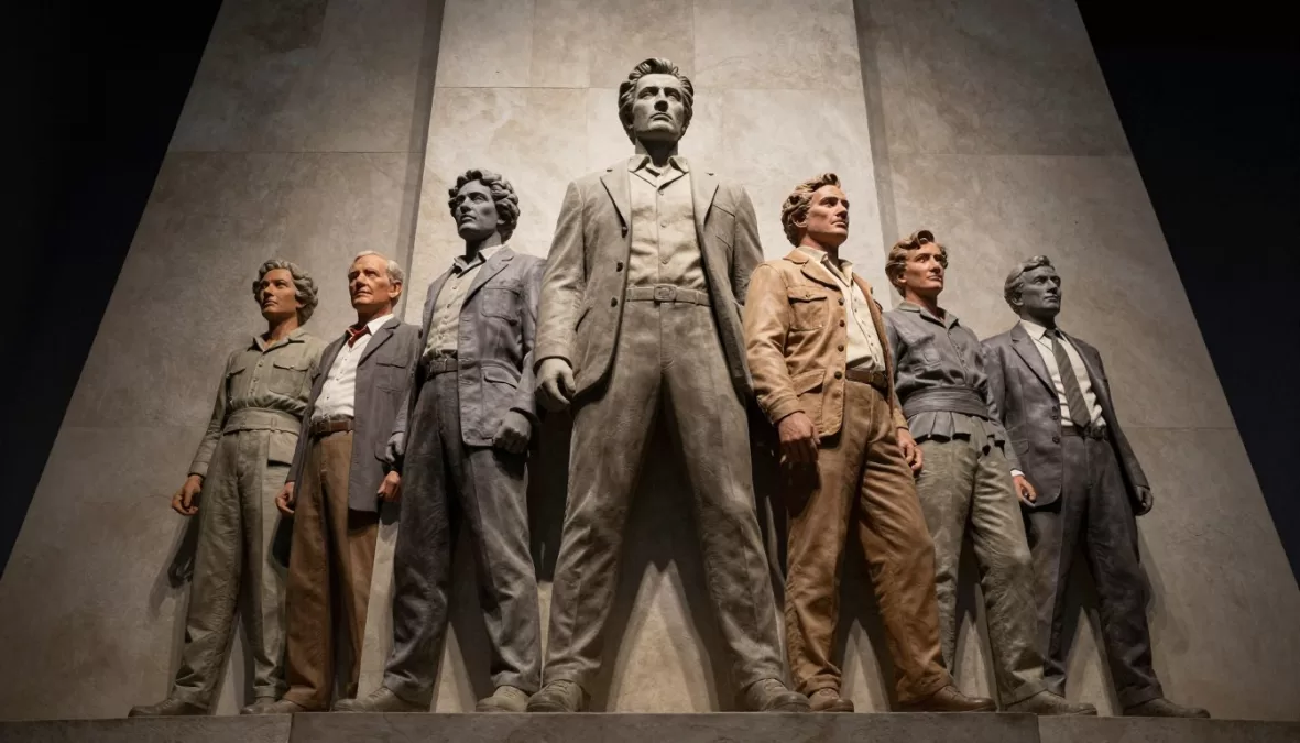 Monument showcasing comedy's most influential directors and films