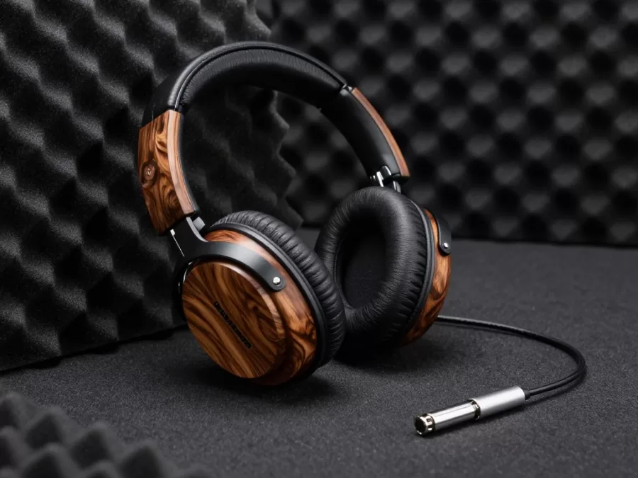 Moon Audio Dragon Inspire IHA-1 luxury headphones with exotic wood and premium materials
