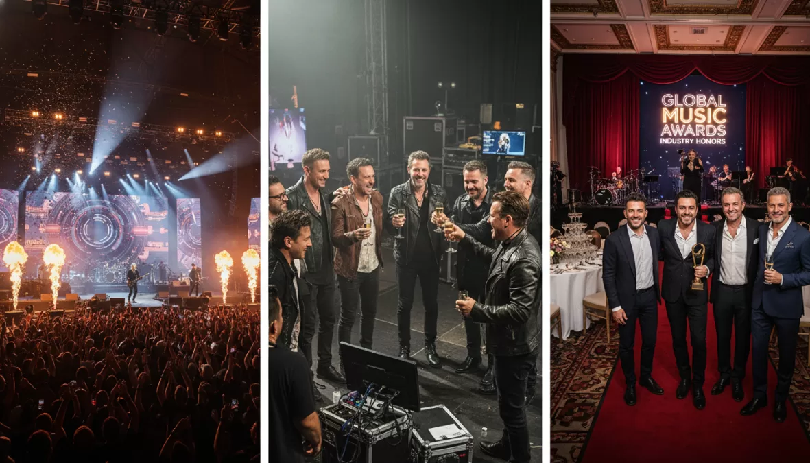 Music industry success and concert tours