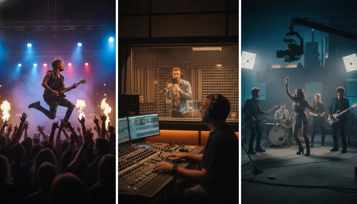 Music performance and concert content