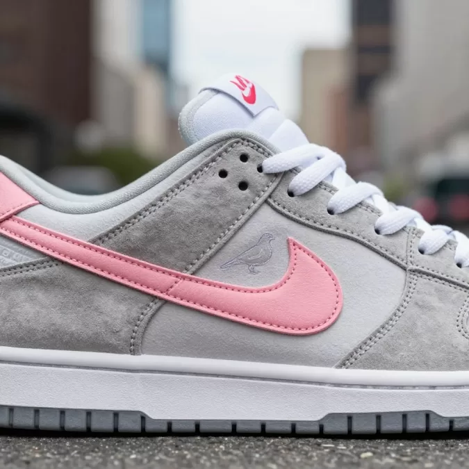 Nike Dunk Low SB Pigeon designed by Jeff Staple