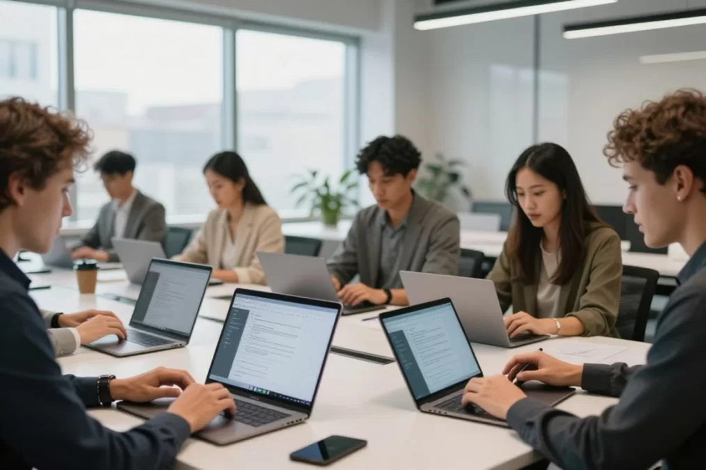 People using ChatGPT for various professional tasks