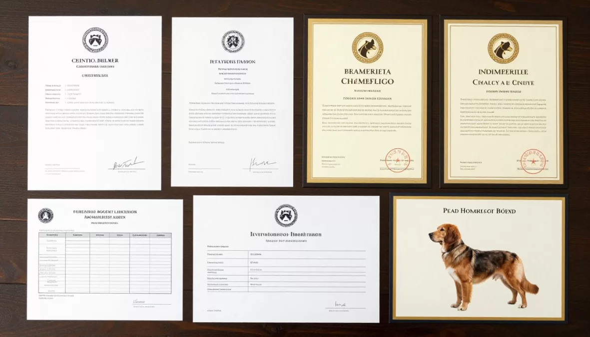 Rare genetic traits and pedigree documentation for luxury pet breeds