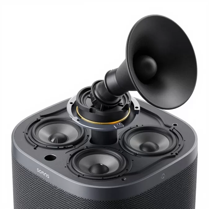 Sonos Era 300 internal driver configuration diagram