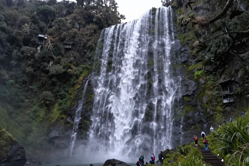 Sutherland Falls waterfall in Fiordland