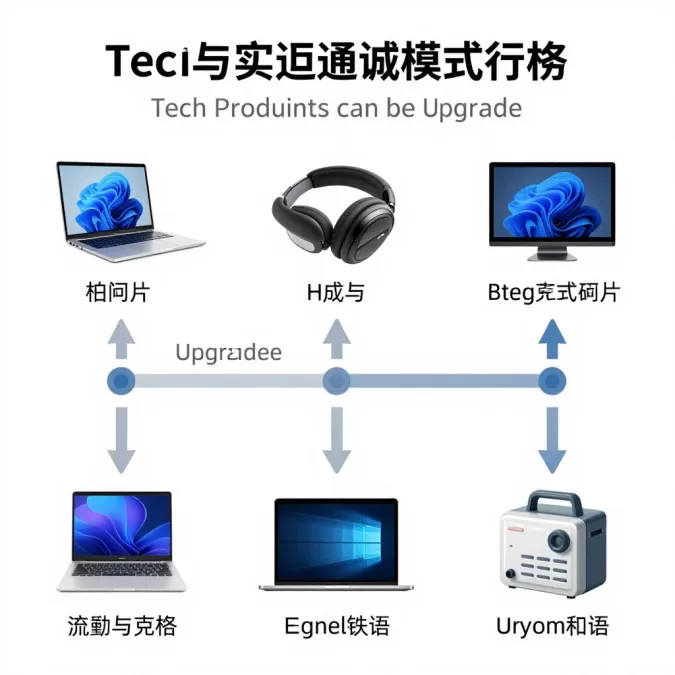 Tech product longevity and upgrade path illustration