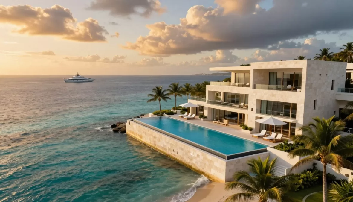 Top 10 Luxury Hotels in the World 2026 showcasing luxury resort with infinity pool overlooking ocean at sunset