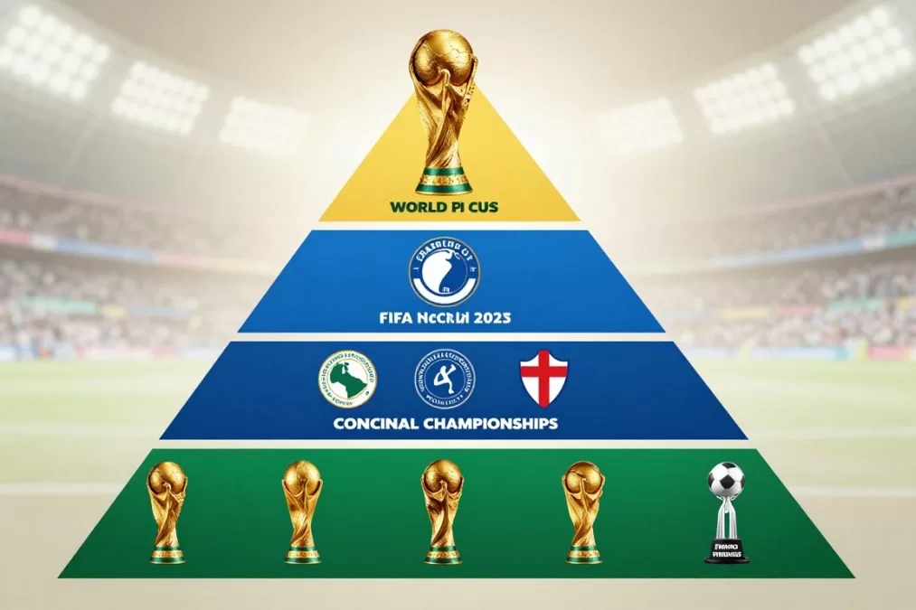 Tournament weighting hierarchy pyramid chart