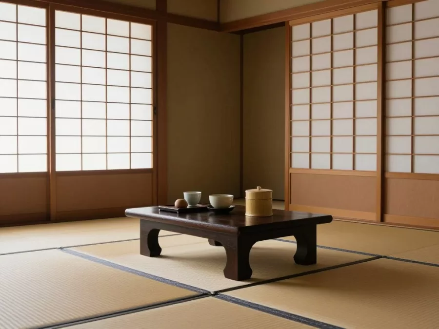 Traditional Japanese tea ceremony room at Aman Tokyo