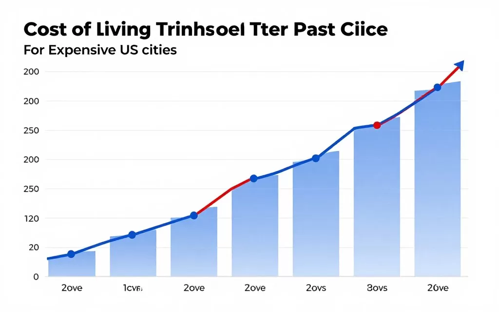 cost of living trend analysis chart showing historical price increases