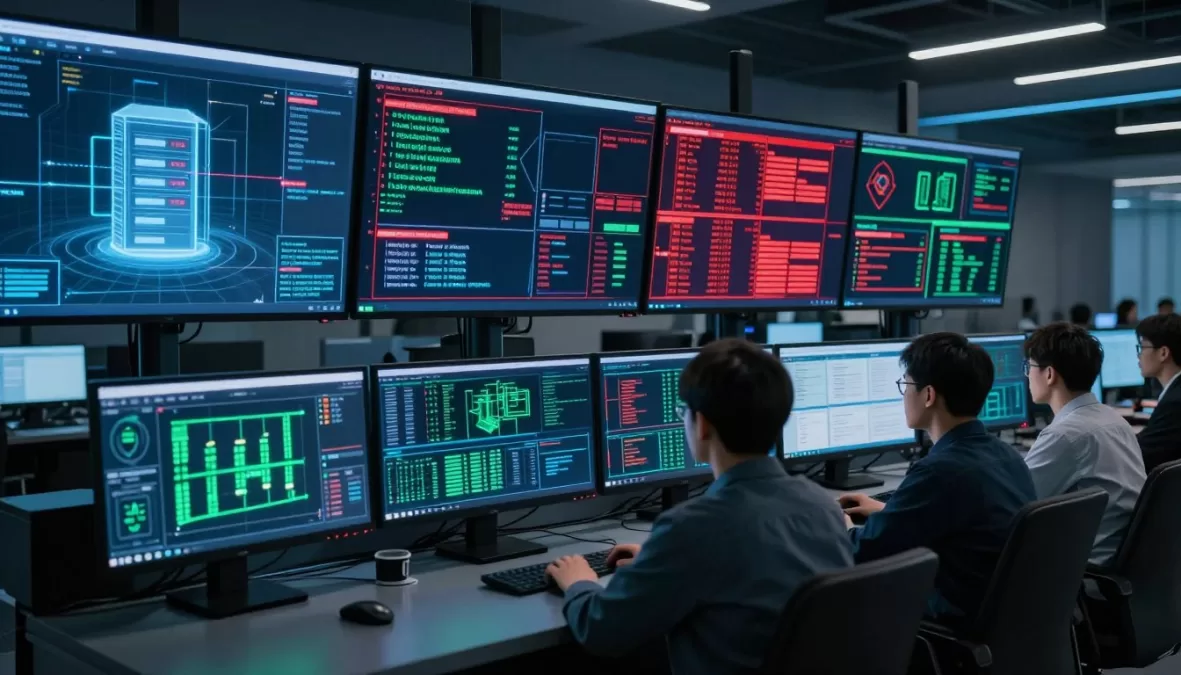 cybersecurity operations center monitoring threats