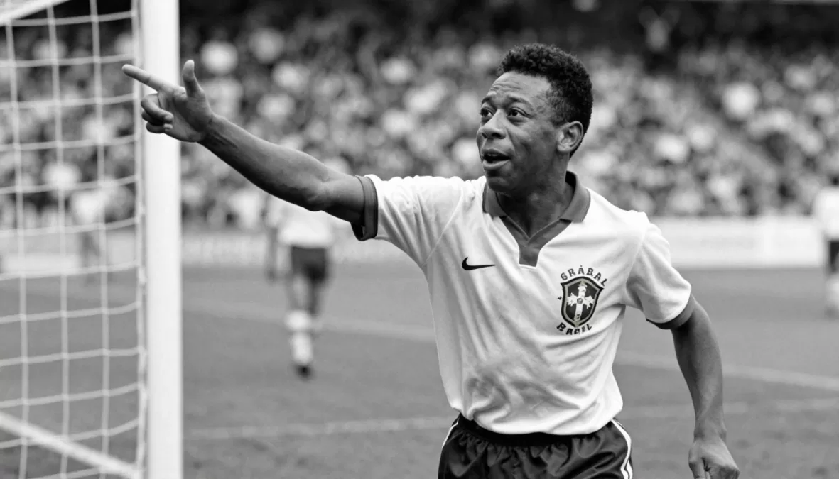 teenage Pelé at 1958 World Cup